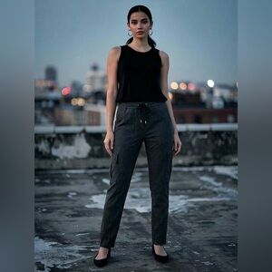 STRENESSE Virgin Wool Cargo‎ Pants in Grey